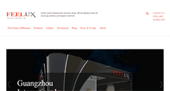 Desktop Screenshot of feeluxlighting.com